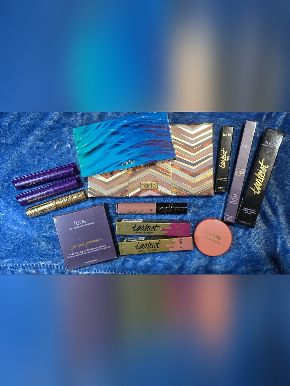BNIB Tarte Cosmetics Makeup Lot Bundle 12 Pieces